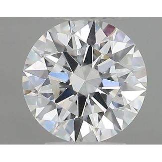 0.23 Carat Round E VVS1 EX GIA Natural Diamond