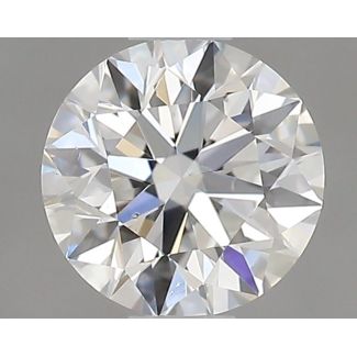 0.5 Carat Round F VS2 EX GIA Natural Diamond