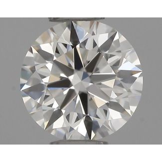 0.44 Carat Round G VVS2 EX GIA Natural Diamond