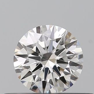 0.27 Carat Round F VVS1 EX GIA Natural Diamond