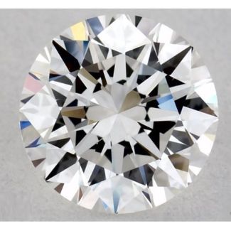 0.64 Carat Round F VVS1 EX GIA Natural Diamond