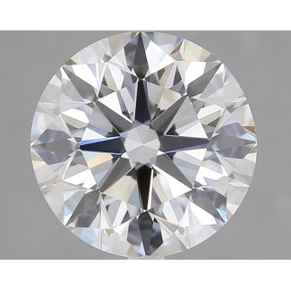 3.01 Carat Round F VS1 EX GIA Natural Diamond