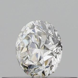 0.40 Carat Round H VS2 VG EX GIA Natural Diamond