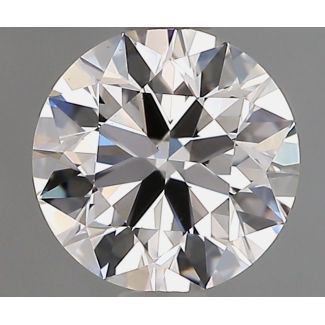 0.9 Carat Round H VS1 EX GIA Natural Diamond