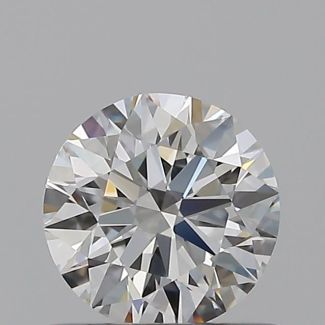 0.57 Carat Round E VVS1 EX IGI Natural Diamond