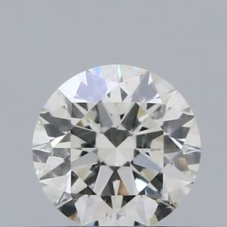 0.33 Carat Round E SI1 EX VG IGI Natural Diamond