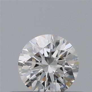 0.27 Carat Round F IF EX GIA Natural Diamond