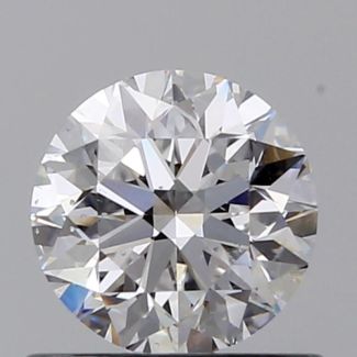 0.60 Carat Round D SI1 VG GIA Natural Diamond