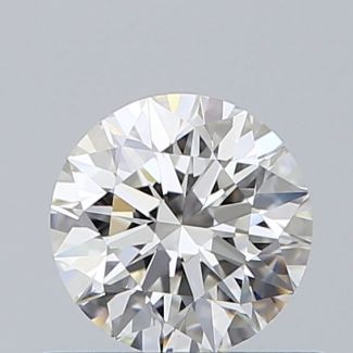 0.52 Carat Round H IF EX GIA Natural Diamond