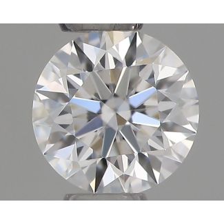 0.23 Carat Round E VVS2 EX VG GIA Natural Diamond