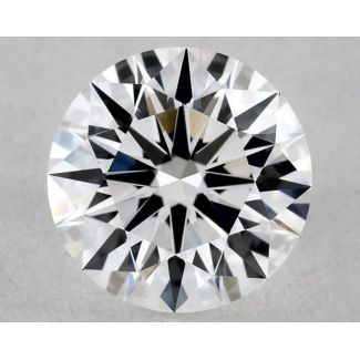 0.55 Carat Round E VVS2 EX GIA Natural Diamond