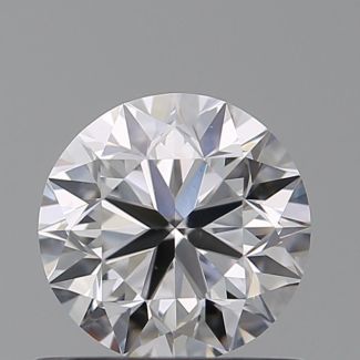 0.70 Carat Round D VS1 VG EX GIA Natural Diamond