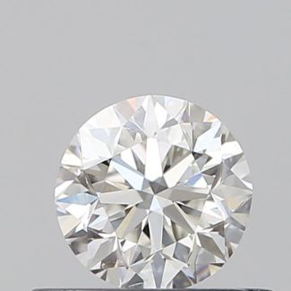 0.45 Carat Round H SI1 VG EX GIA Natural Diamond