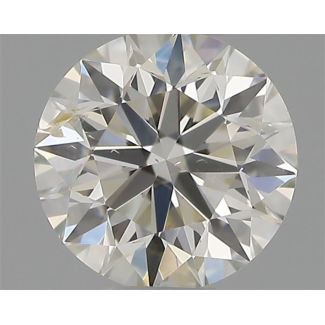 0.33 Carat Round H SI2 VG EX IGI Natural Diamond