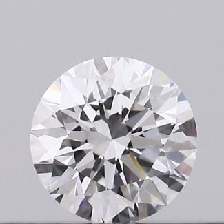 0.2 Carat Round D VVS2 EX GIA Natural Diamond