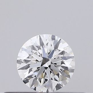 0.23 Carat Round E VVS1 EX GIA Natural Diamond