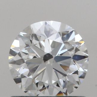 0.7 Carat Round F VVS1 VG EX GIA Natural Diamond