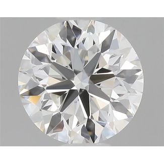 0.4 Carat Round H VS1 VG EX GIA Natural Diamond