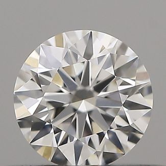 0.36 Carat Round F VVS1 EX GIA Natural Diamond