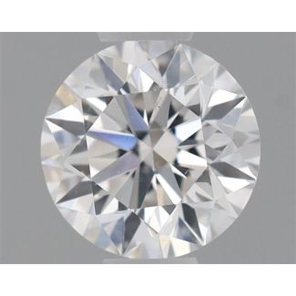 0.35 Carat Round E SI1 EX GIA Natural Diamond