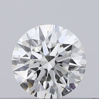 0.18 Carat Round G VVS1 EX GIA Natural Diamond