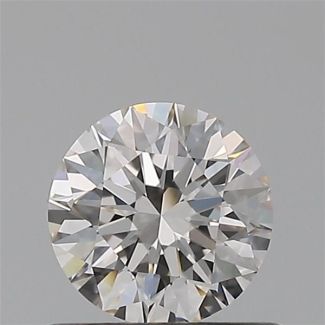 0.52 Carat Round H VVS1 EX GIA Natural Diamond