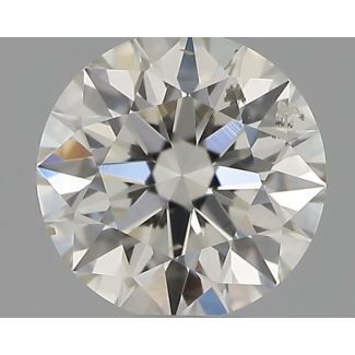 0.31 Carat Round H SI2 EX IGI Natural Diamond