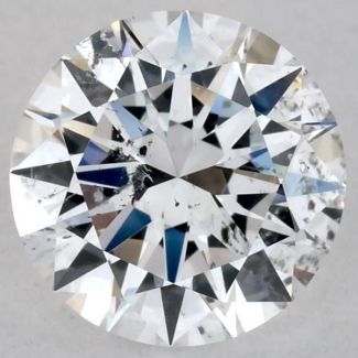 0.6 Carat Round D SI2 EX GIA Natural Diamond