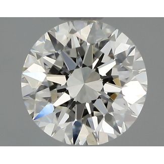 0.7 Carat Round I VVS2 EX GIA Natural Diamond