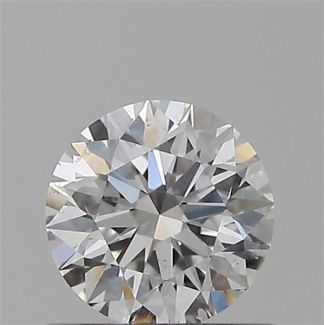 0.50 Carat Round D SI1 EX GIA Natural Diamond