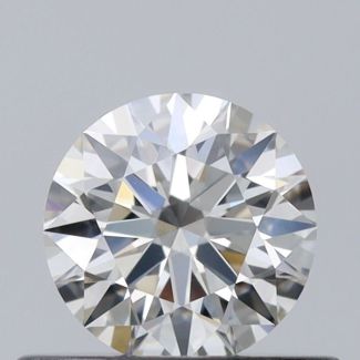 0.45 Carat Round H VS1 EX GIA Natural Diamond