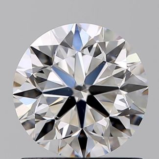 0.91 Carat Round F SI1 VG EX GIA Natural Diamond