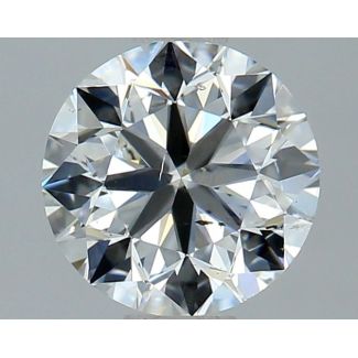 0.9 Carat Round H SI1 VG EX GIA Natural Diamond