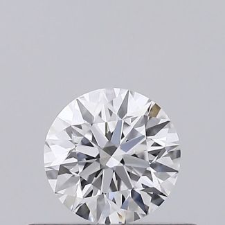 0.35 Carat Round D VVS2 EX GIA Natural Diamond