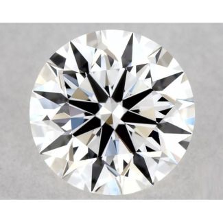 0.41 Carat Round E VVS1 EX GIA Natural Diamond