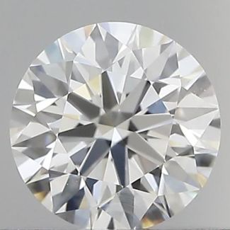 0.45 Carat Round F VS1 EX GIA Natural Diamond