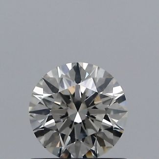 0.60 Carat Round I SI1 EX GIA Natural Diamond