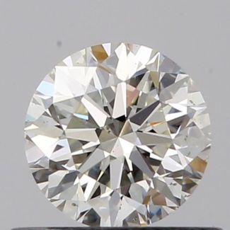 0.46 Carat Round J VS2 VG GIA Natural Diamond