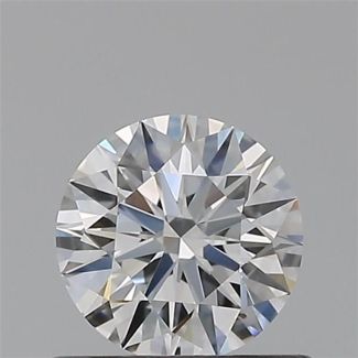 0.51 Carat Round E VVS1 EX GIA Natural Diamond