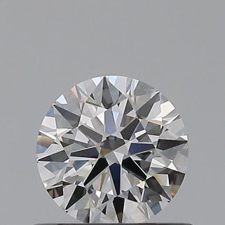 0.5 Carat Round D VVS1 EX IGI Natural Diamond