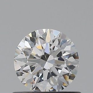 0.56 Carat Round D VS1 EX GIA Natural Diamond