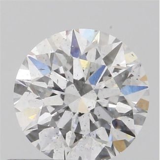 0.50 Carat Round E SI2 EX GIA Natural Diamond