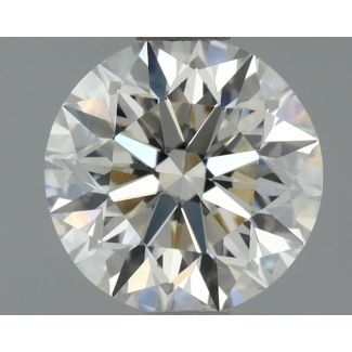 0.9 Carat Round H VVS2 EX GIA Natural Diamond