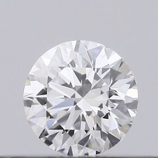 0.2 Carat Round D VVS2 EX GIA Natural Diamond