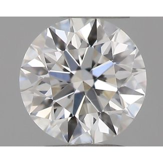 0.23 Carat Round F VVS2 EX GIA Natural Diamond