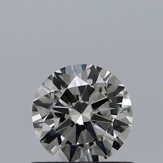 0.50 Carat Round H SI1 VG EX GIA Natural Diamond