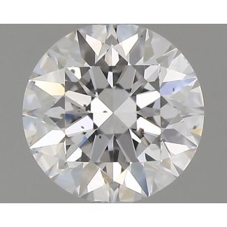 0.51 Carat Round D SI1 EX GIA Natural Diamond