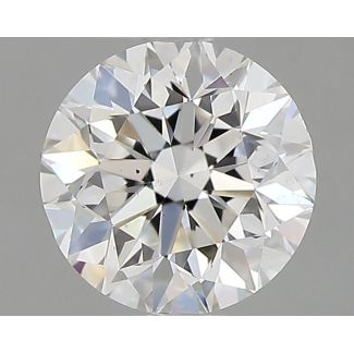 0.50 Carat Round F VS2 VG EX GIA Natural Diamond