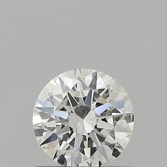 0.61 Carat Round H VS2 EX GIA Natural Diamond