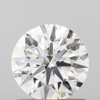 0.75 Carat Round E SI2 EX VG GIA Natural Diamond